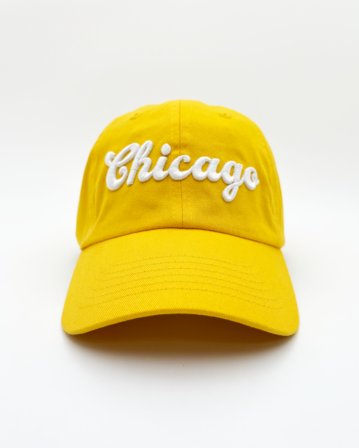 Chicago classic dad hat yellow