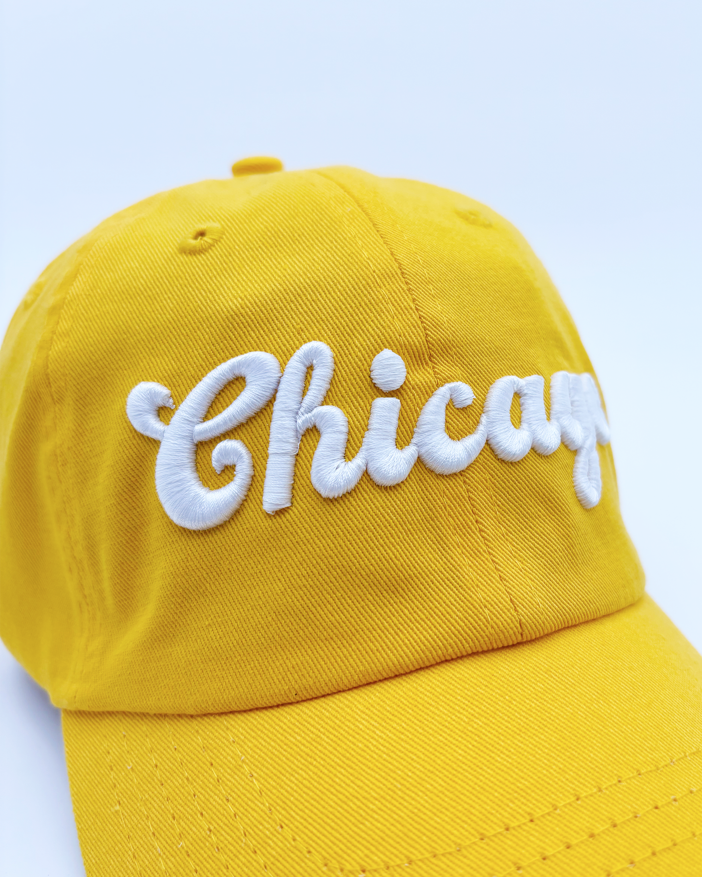 Chicago classic dad hat yellow
