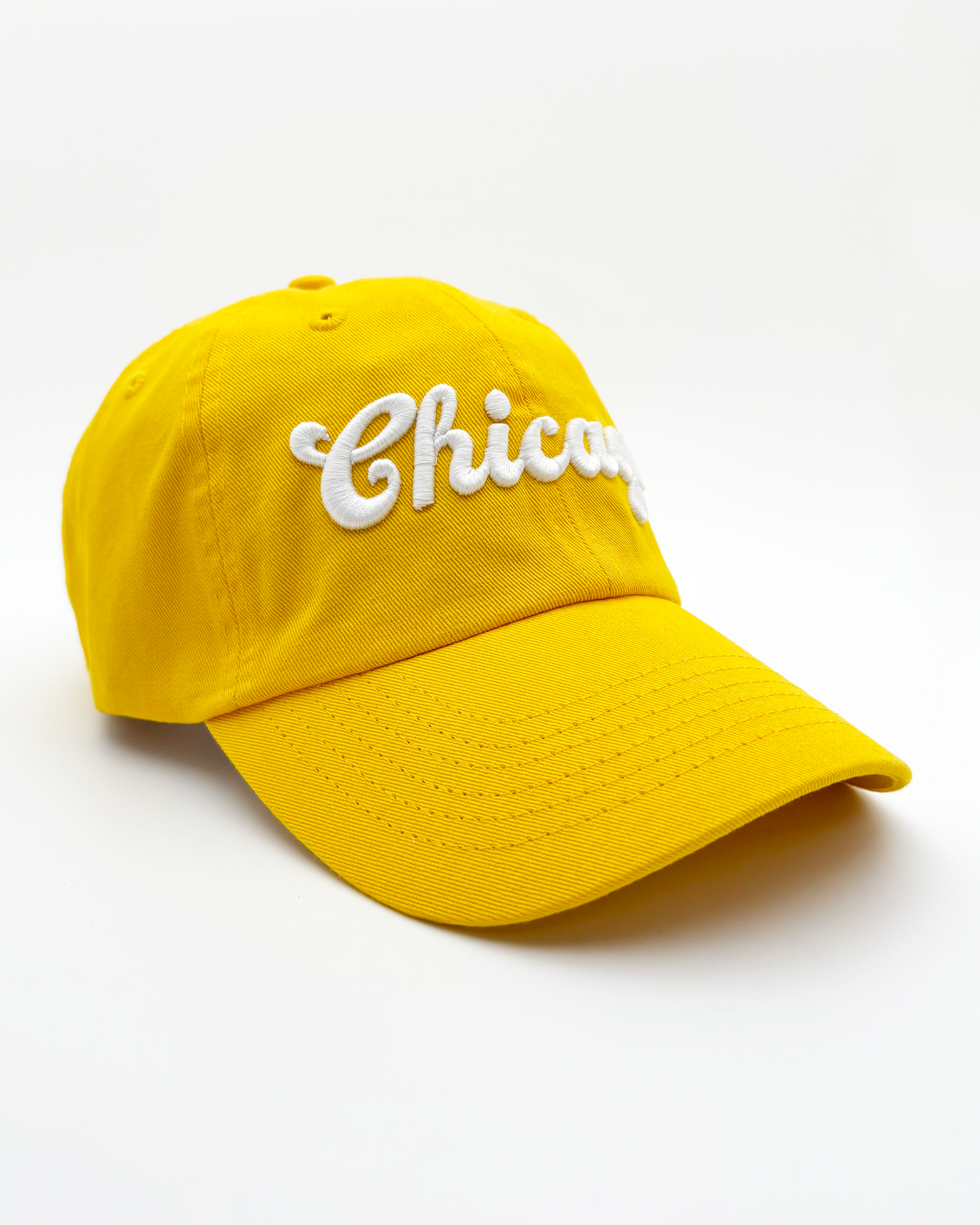 Chicago classic dad hat yellow