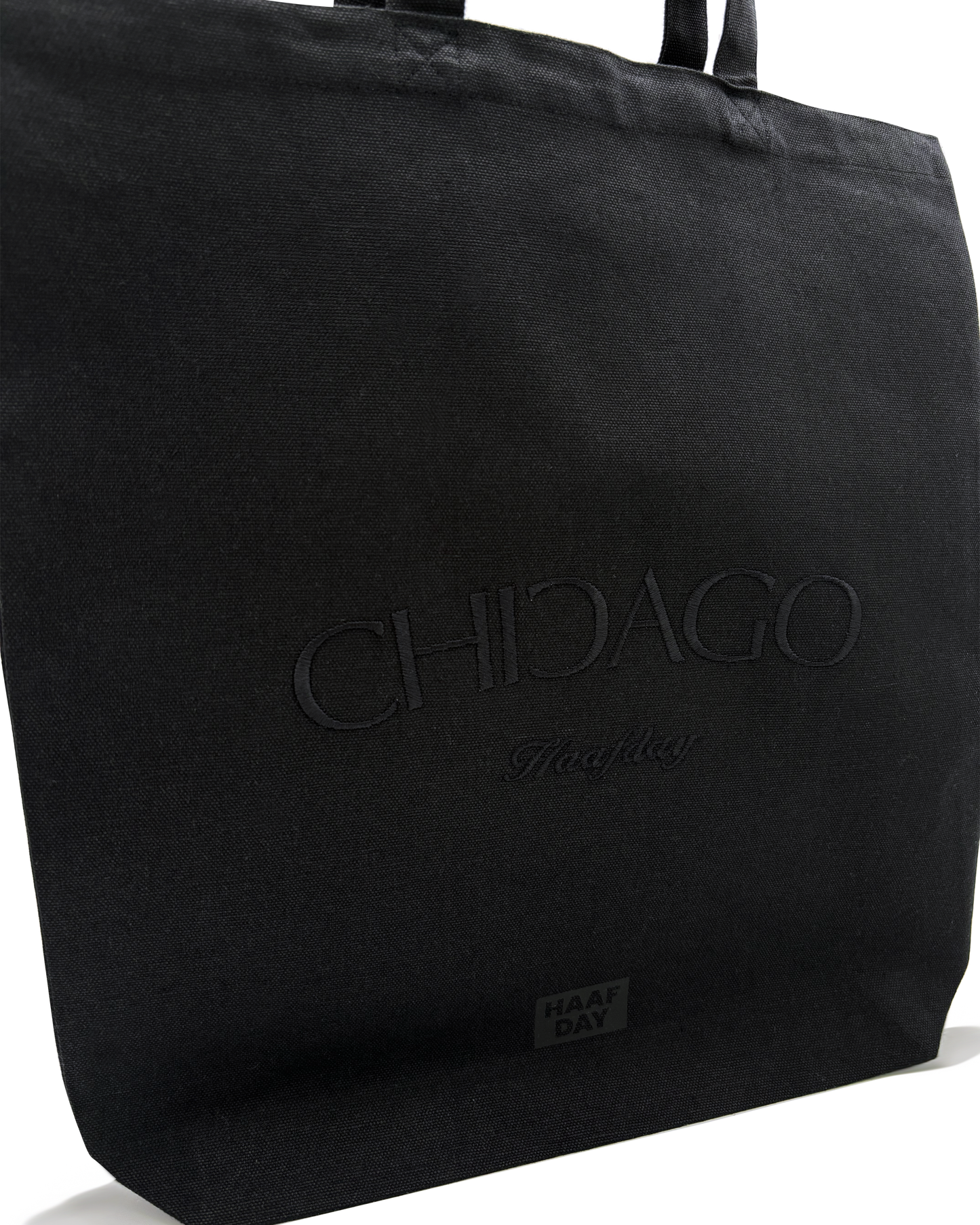 Reversed C CHICAGO canvas tote