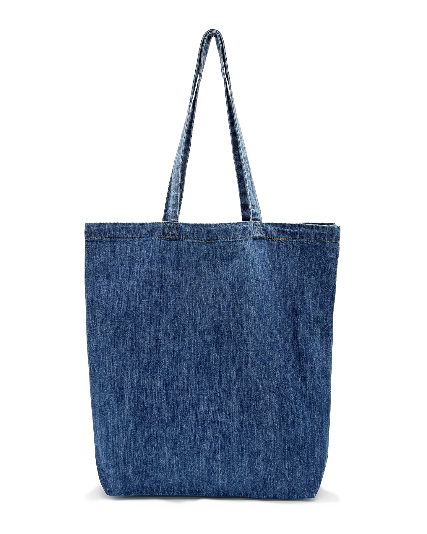 The pool is calling denim tote light blue