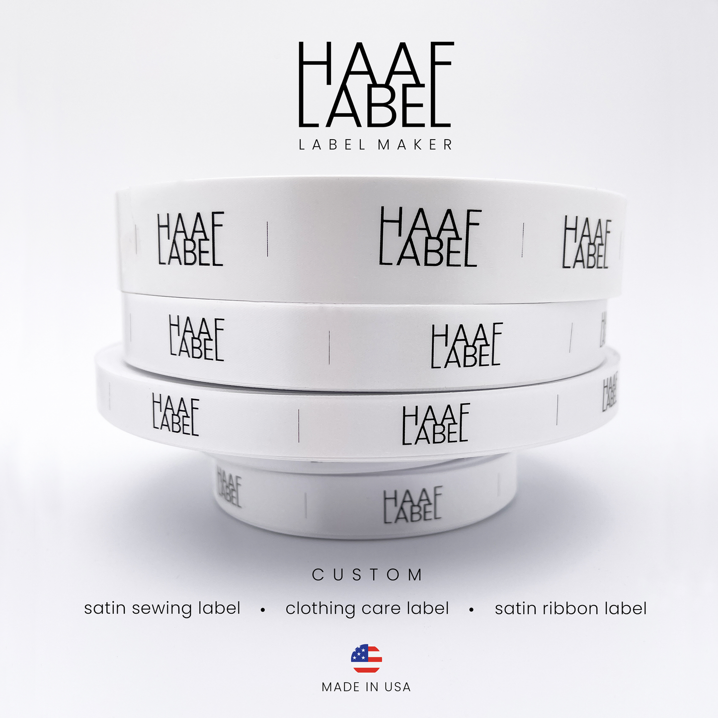Custom Satin Sewing Labels