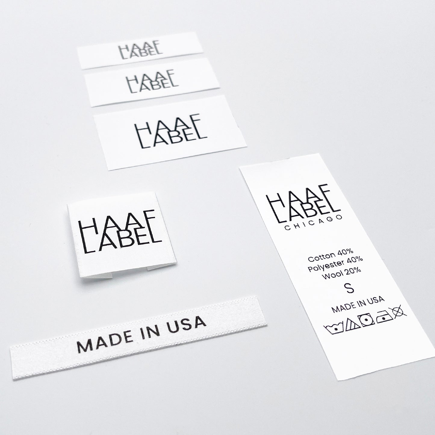 Custom Satin Sewing Labels