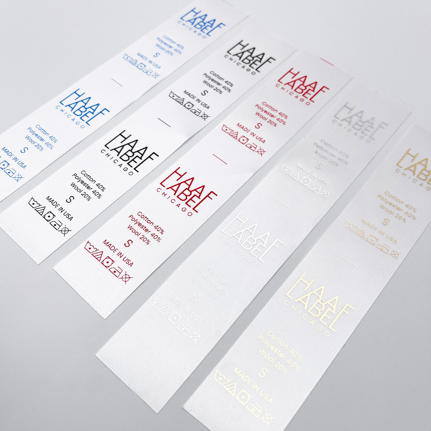 Custom Satin Sewing Labels