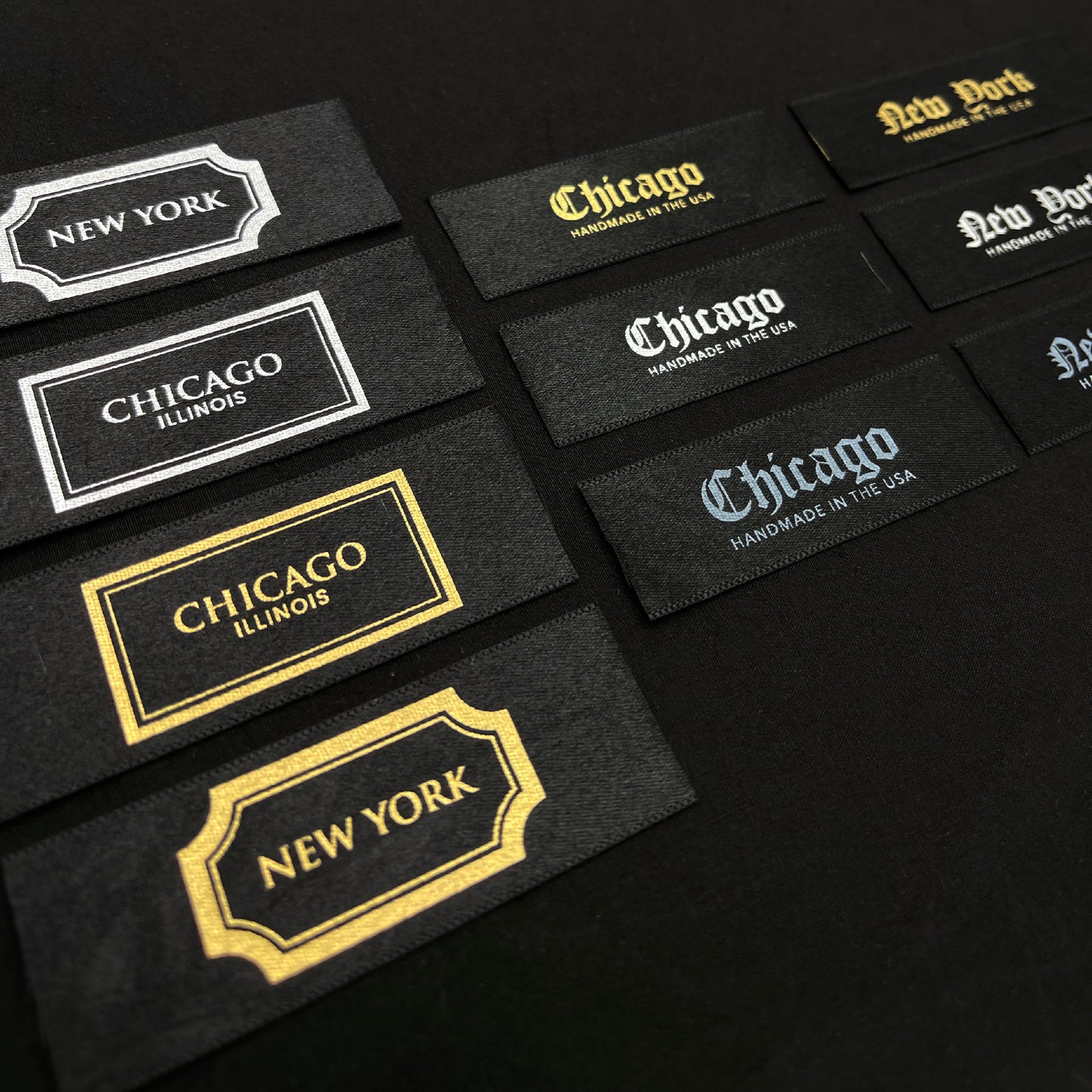 Custom Satin Sewing Labels