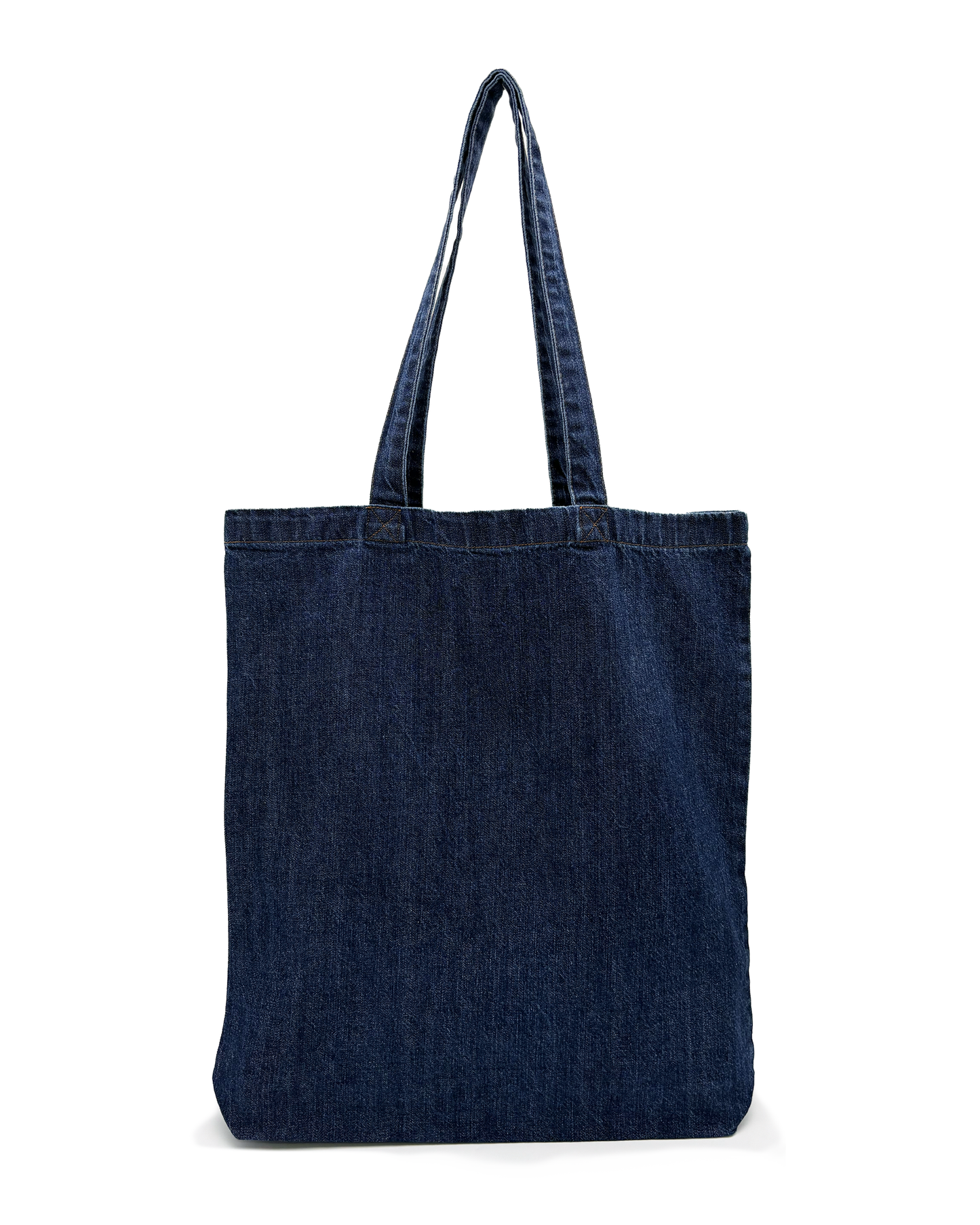 Arc logo denim tote dark blue