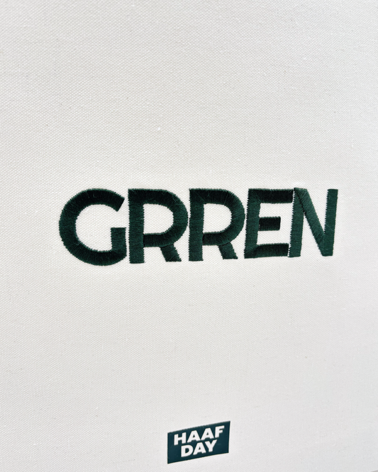 GRREN canvas tote