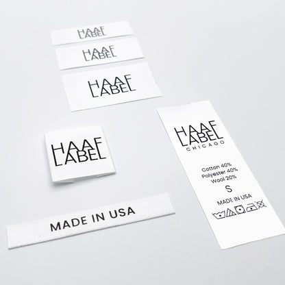 Custom Satin Sewing Labels