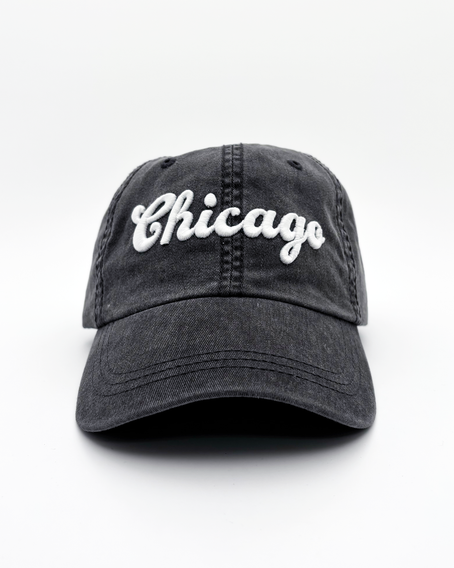 Chicago pigment-dyed cap black