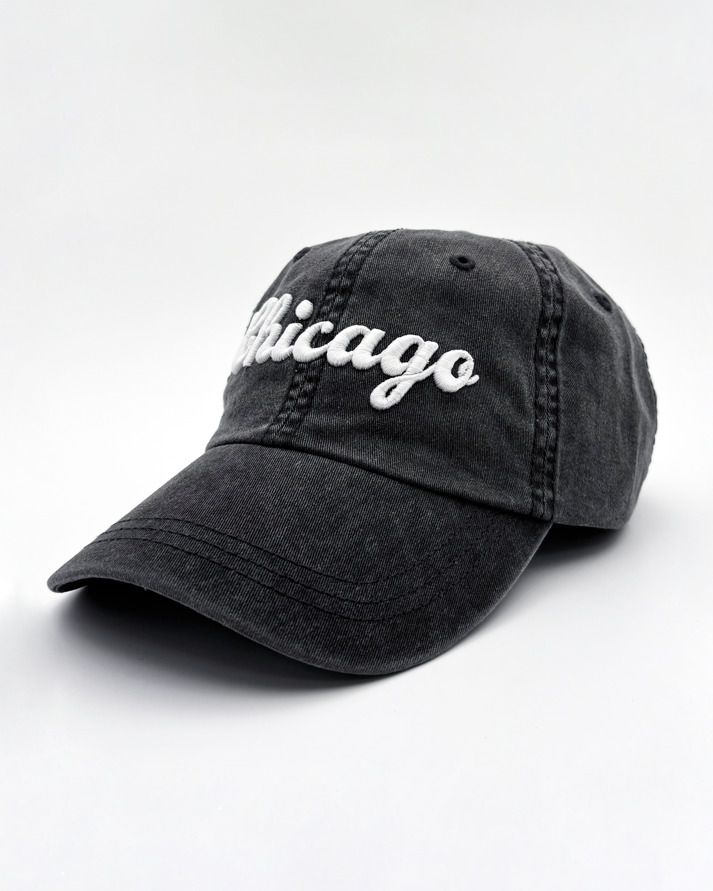 Chicago pigment-dyed cap black