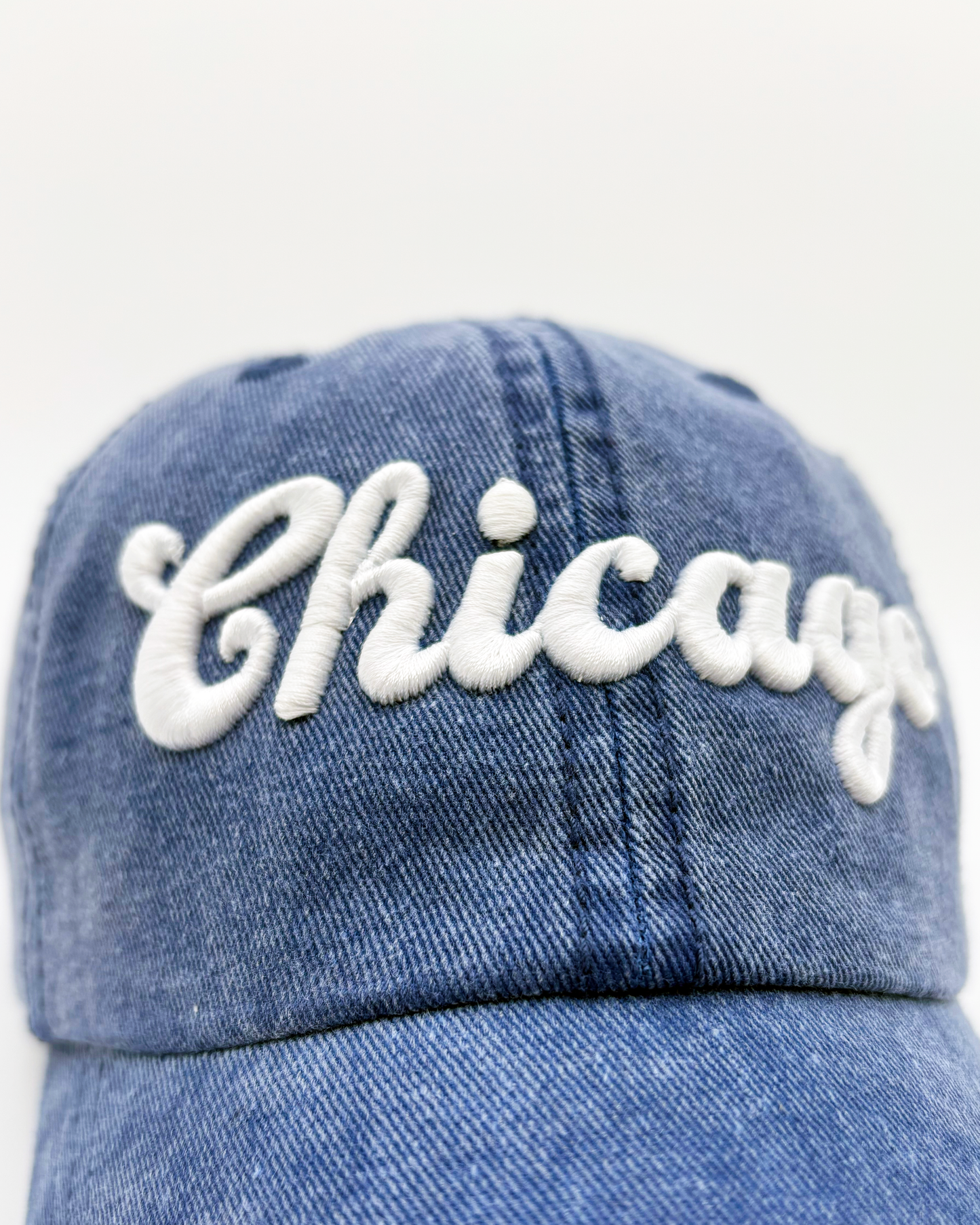 Chicago pigment-dyed cap blue